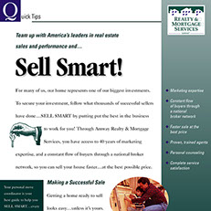 Amway Realty & Mortgage Services Sell Sheets