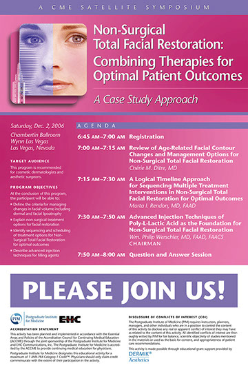 Dermik ASCDAS CME Satellite Symposium Poster with Removable Strips