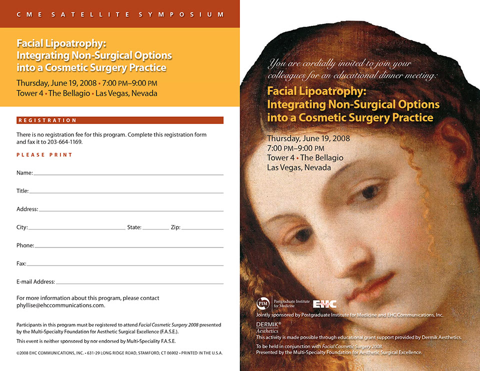 CME Symposium Las Vegas Invitation (Front)