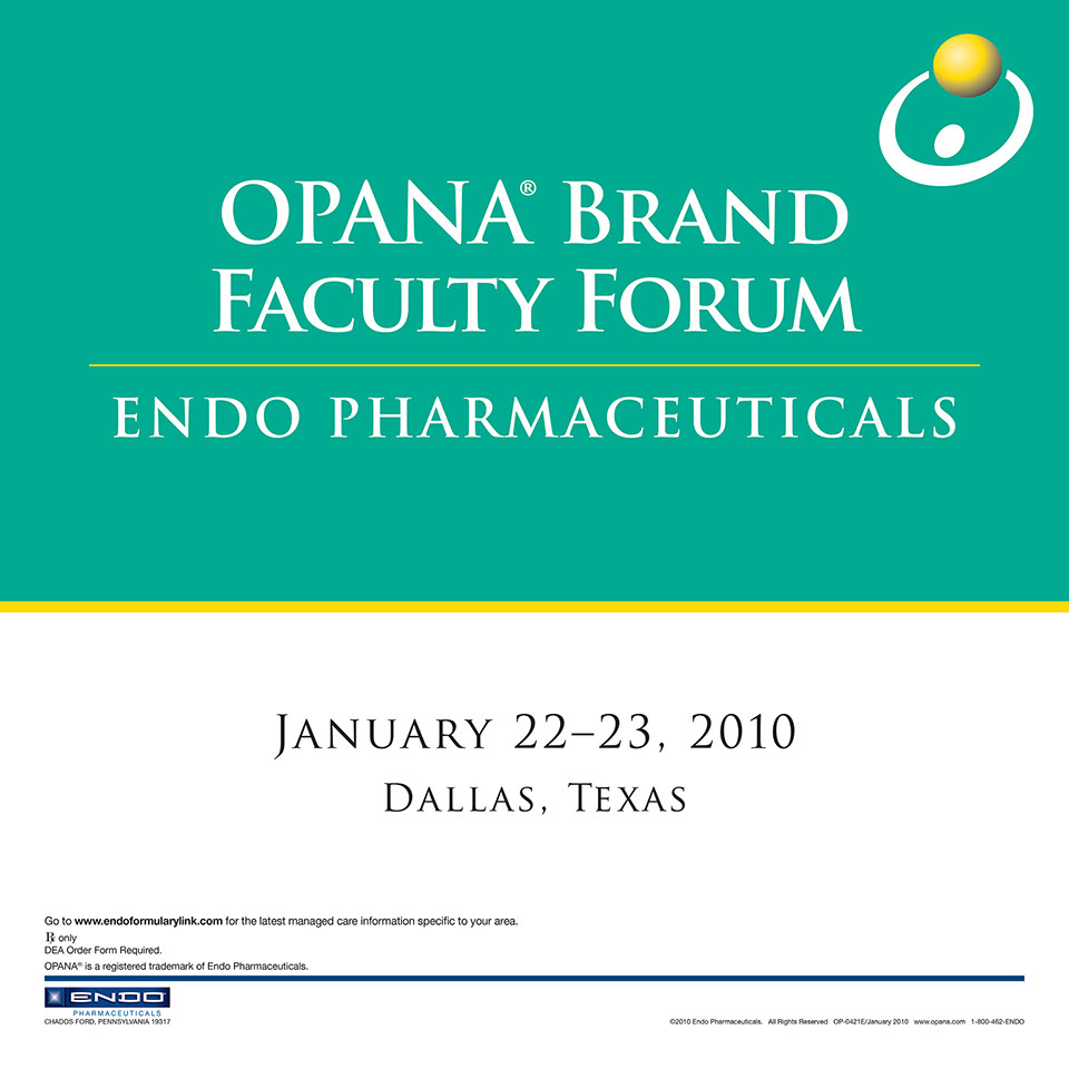 Faculty Forum Dallas | Medical Meeting Poster