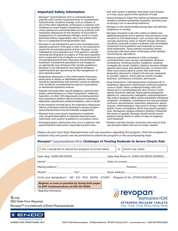 Revopan 2-Page Fax-Back Webcast Invitation