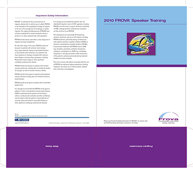 Frova Speaker Training Participant Folder